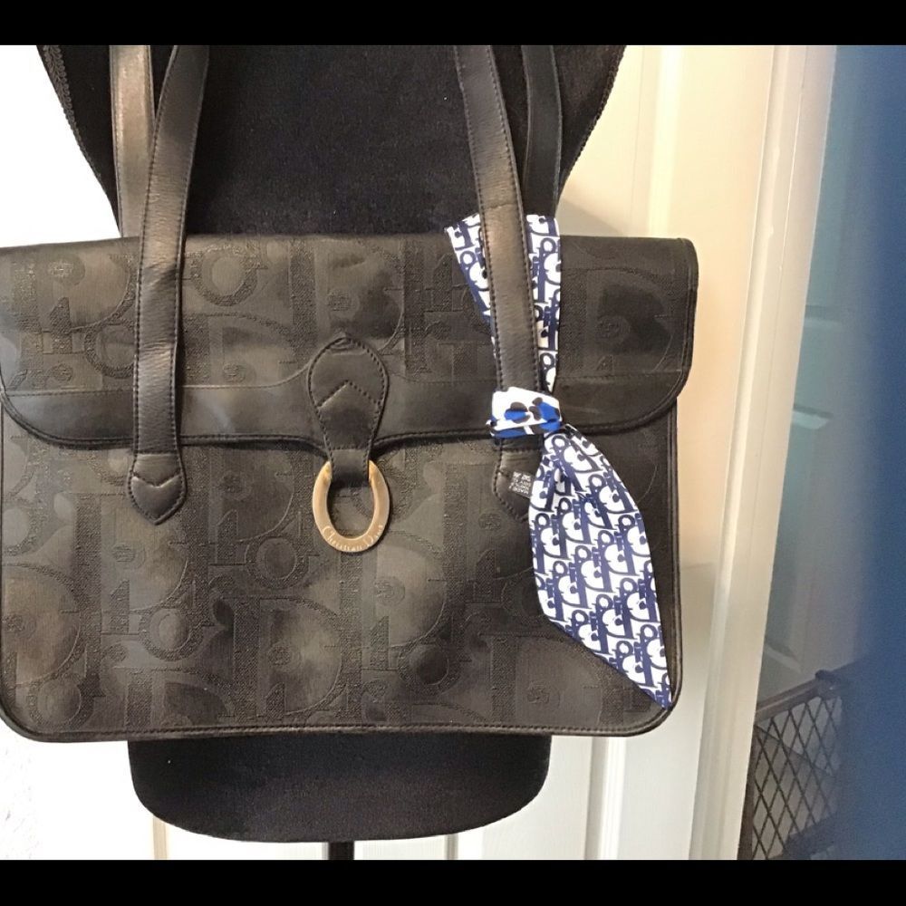 Christian Dior Trotter Monogrammed PVC Leather Shoulder Bag “RARE FIND” - Picture 5 of 16